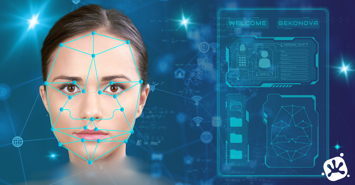 Decorative Image Facial Rec